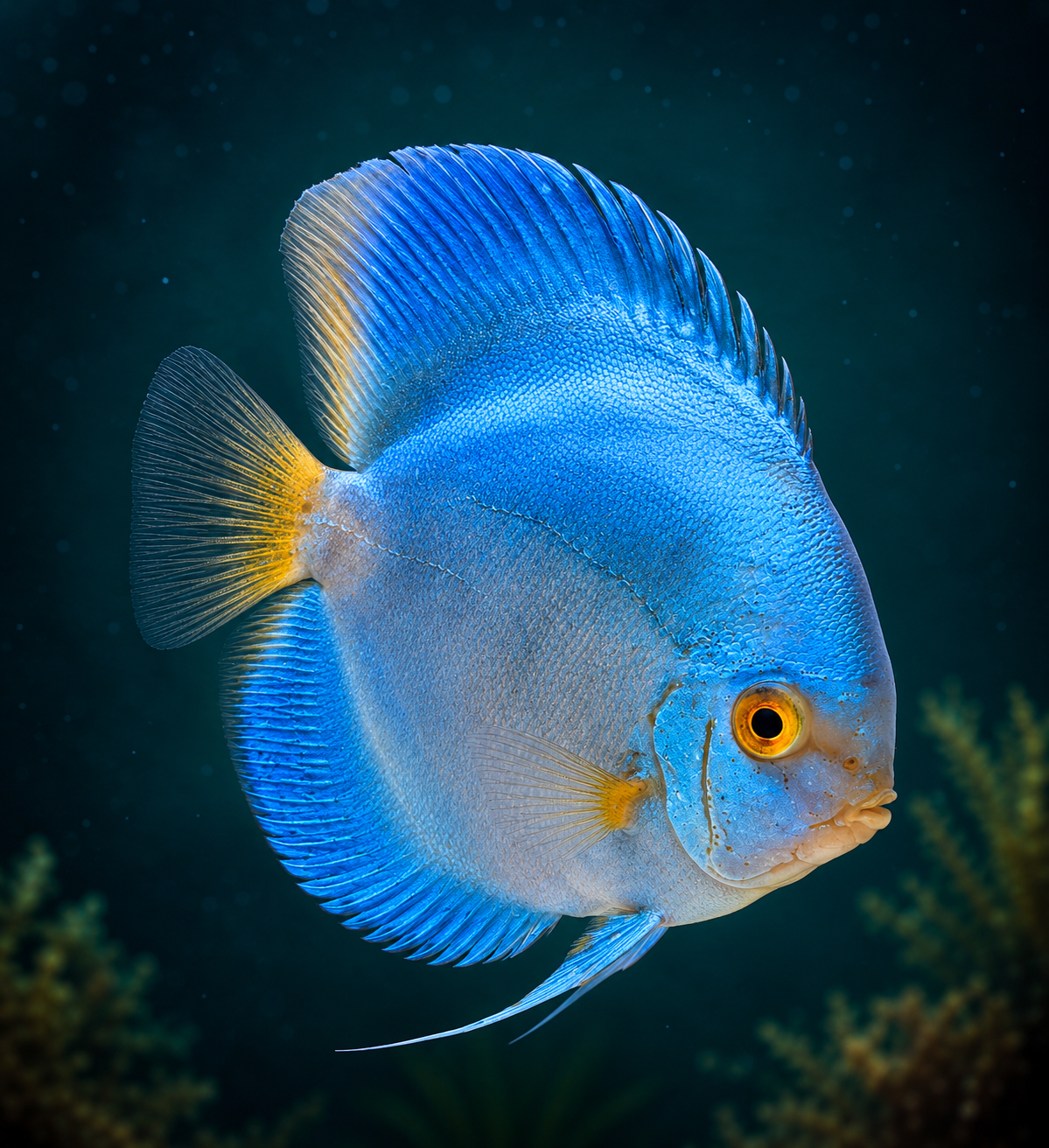 Blue Diamond — Diskusfisch aus eigener Nachzucht